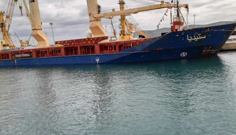 جيجل.. إبحار باخرة محمّلة بـ7 آلاف طن من مواد البناء إلى لبنان