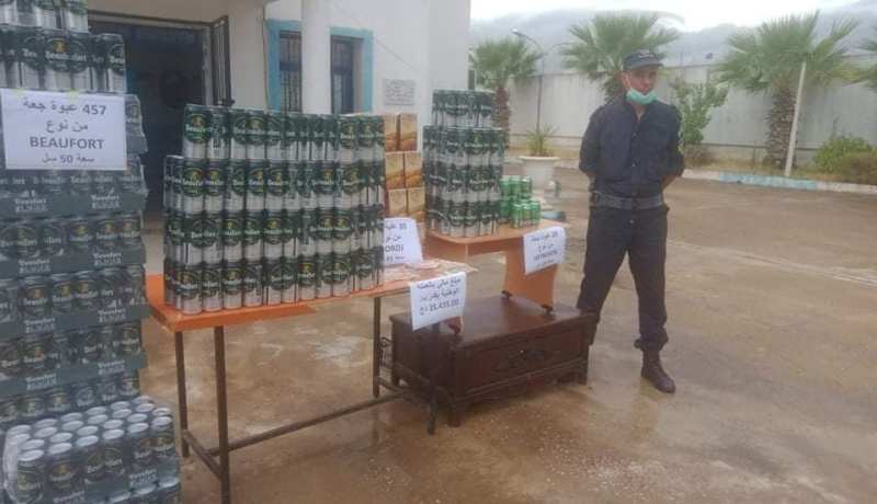 حجز كمية معتبرة من المشروبات الكحولية في سكيكدة