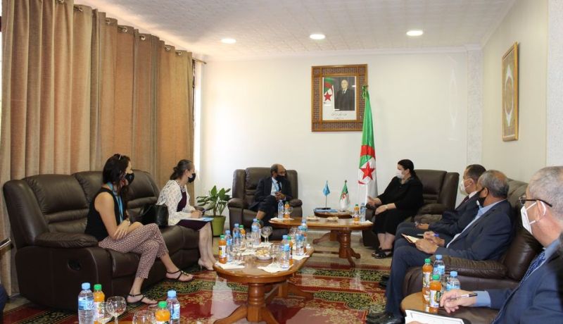 وزيرة التكوين تبحث سبل التعاون مع ممثل منظمة اليونيسف بالجزائر