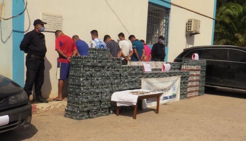 وهران.. توقيف 7 أشخاص وحجز أزيد من 3 آلاف وحدة خمر