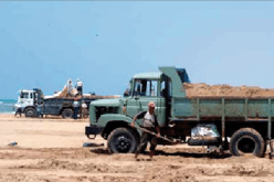 توقيف عصابة مختصة في سرقة الرمال بمستغانم