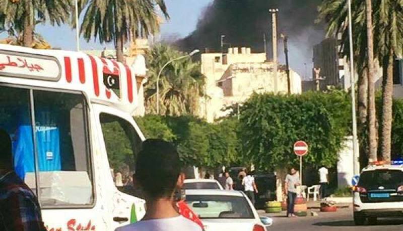انفجار في محيط سفارة الجزائر وسط العاصمة الليبية طرابلس