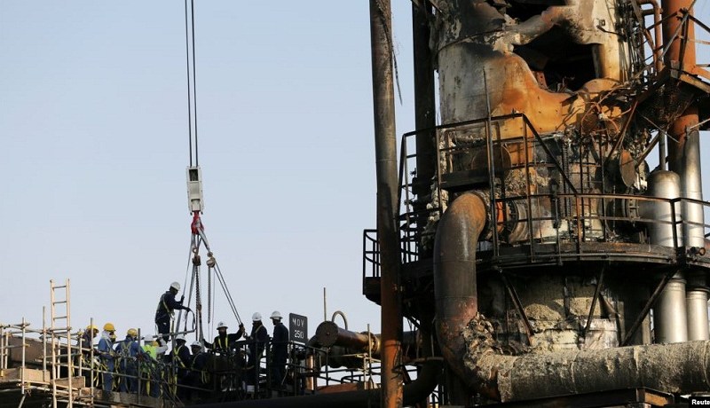 مشاهد مذهلة تنشر لأول مرة عن لحظة ضرب منشآت أرامكو السعودية