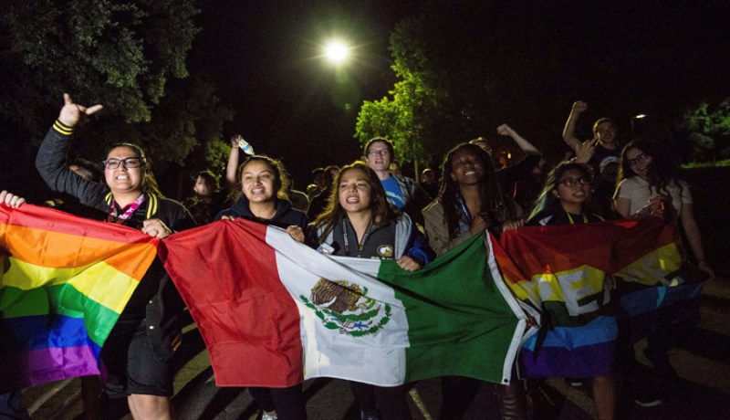 أمريكيون يحتجون على فوز ترامب في الانتخابات الرئاسية