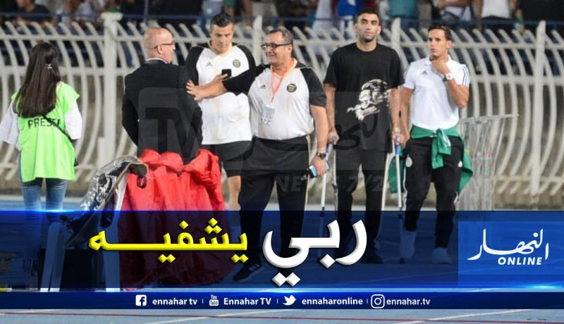 بالصور.. فارس حاضر بـ”العكازين” ويحظى بتحية خاصة