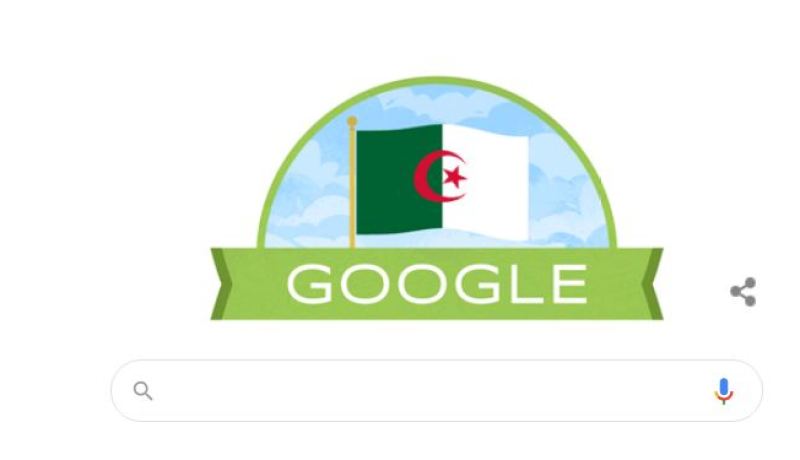 “غوغل” يحتفل بعيد إستقلال الجزائر