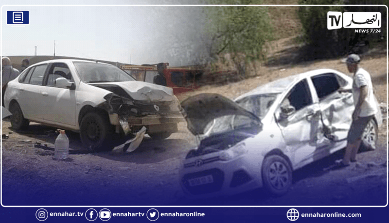 الشلف: 3 جرحى في إصطدام تسلسلي بين 3 سيارات ببوزغاية