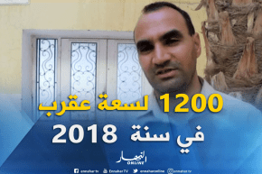 نائب مدير الصحة لولاية ورقلة :”سجلنا حوالي 1200 لسعة عقرب في سنة 2018 تسببت في وفاة 05 أشخاص”