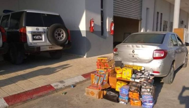جمارك سطيف تحجز كمية معتبرة من المفرقعات