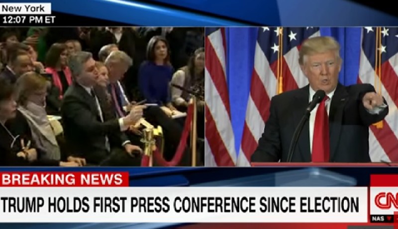 بالفيديو .. ملاسنة بين ترامب ومراسل سي أن أن على المباشر