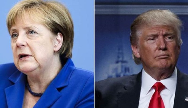ترامب يهاتف ميركل ويؤكدان على أهمية حلف شمال الأطلسي
