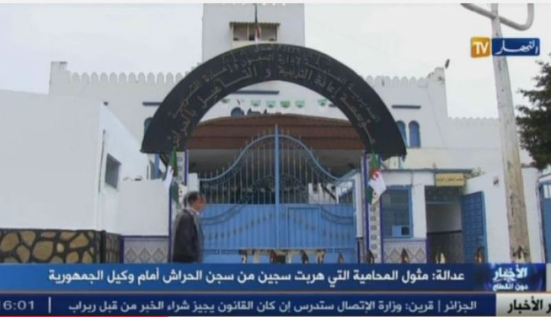 بالفيديو.. “المحامية” التي هربت بارون مخدرات من سجن الحراش أمام وكيل الجمهورية