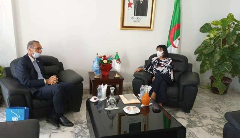 وزيرة البيئة تستقبل السفير المقيم لمنظمة الأمم المتحدة في الجزائر