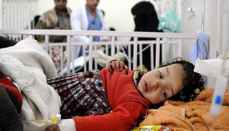 ارتفاع عدد الوفيات جراء الكوليرا في اليمن إلى 1100 شخص