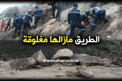 بعد الإنهيارات الصخرية.. الحماية المدنية تعمل على فتح الطريق الوطني رقم 23 بتيارت
