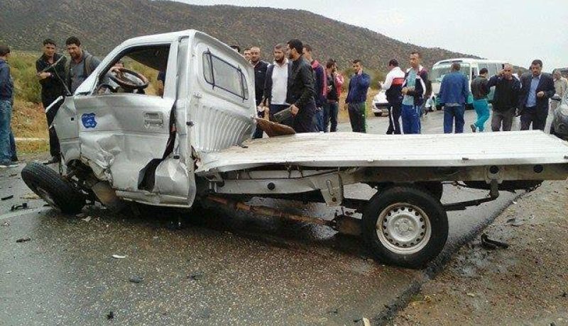 بالصور.. 3 قتلى و4 جروحى في حادثي مرور في باتنة