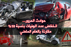 إحصائيات حوادث المرور من جانفي إلى أوت 2017