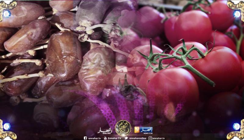 الطماطم بـ 80 دينار والتمور بـ150دينار في أسواق الرحمة الرمضانية