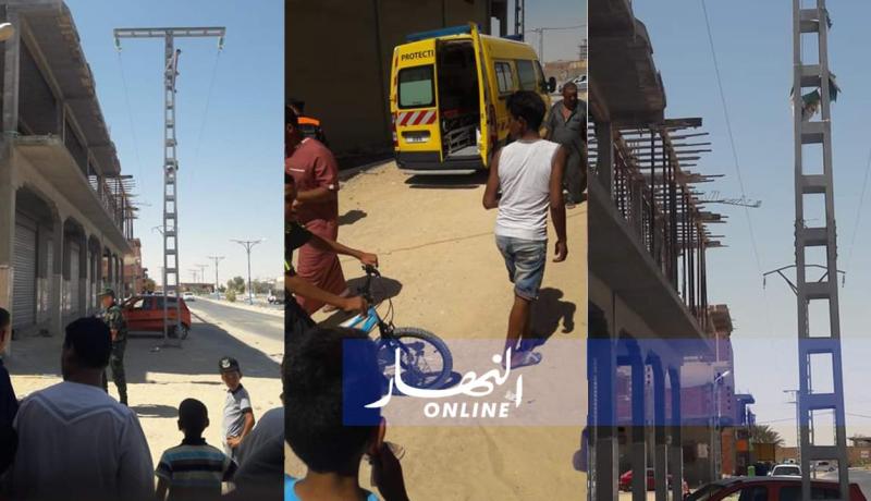 صعقة كهربائية تودي بحياة شاب بالوادي
