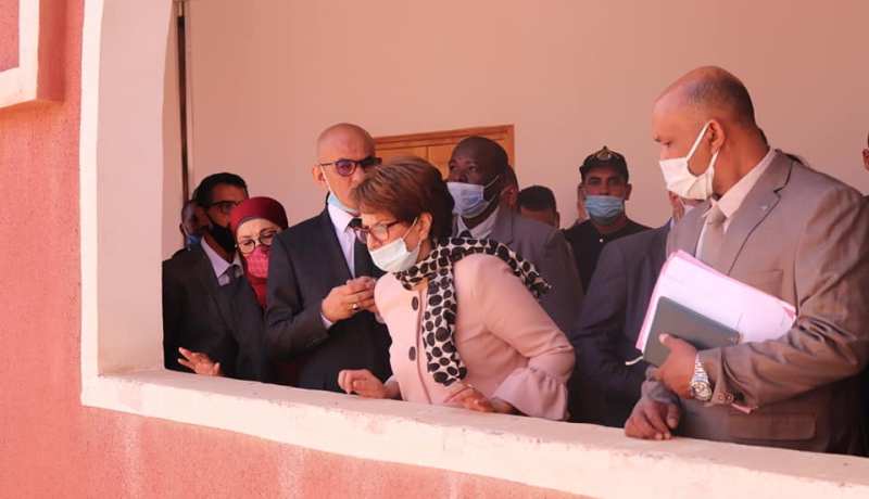 بن دودة تطّلع على وضع قصر الثقافة بمدينة أدرار