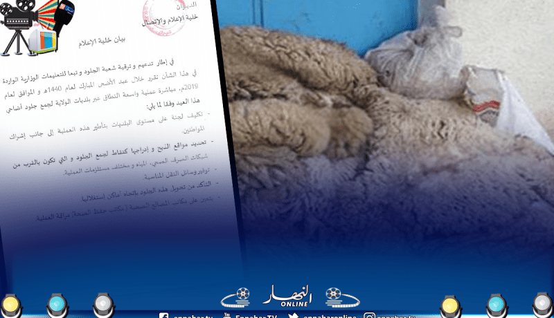 غليزان .. مصالح الولاية تخصص نقاطا لجمع جلود أضاحي العيد