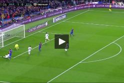 بالفيديو .. ميسي يرفض هدية الرسام انيستا لحسم الكلاسيكو