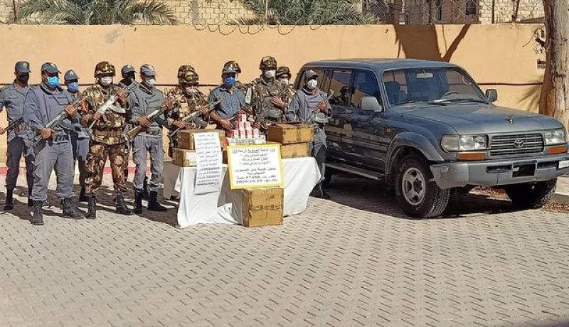 جمارك ورقلة تحجز أزيد من 57 ألف قرص مهلوس