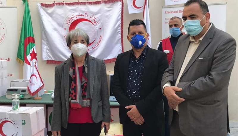 الهلال الأحمر الجزائري يمنح هبة طبية لمستشفى بني مسوس في العاصمة