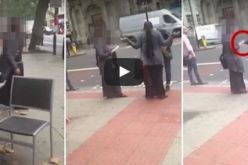 بالفيديو .. على طريقة عس تيليفونك متسولتان تسرقان هاتف سائح في لندن