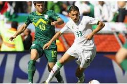 نهاية الشوط الأول لمباراة الجزائر و سلوفينيا 0-0
