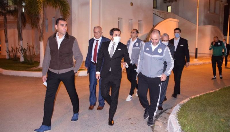 خالدي: “تشرفت بزيارة الخضر وسنواصل دعمنا ومساندتنا لهذا المنتخب”