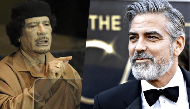نجم “هوليوود” جورج كلوني”تجسس على القذافي