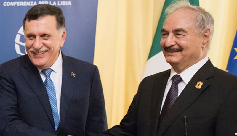 موسكو ترتقب زيارة السراج وحفتر