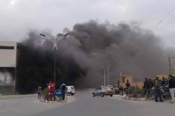 حريق مهول يلتهم مستودع مصنع مشروبات نقاوس بباتنة