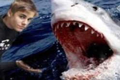 جاستين بيبر ينجو من الموت بأعجوبة بعد تعرضه لهجوم من طرف سمكة قرش