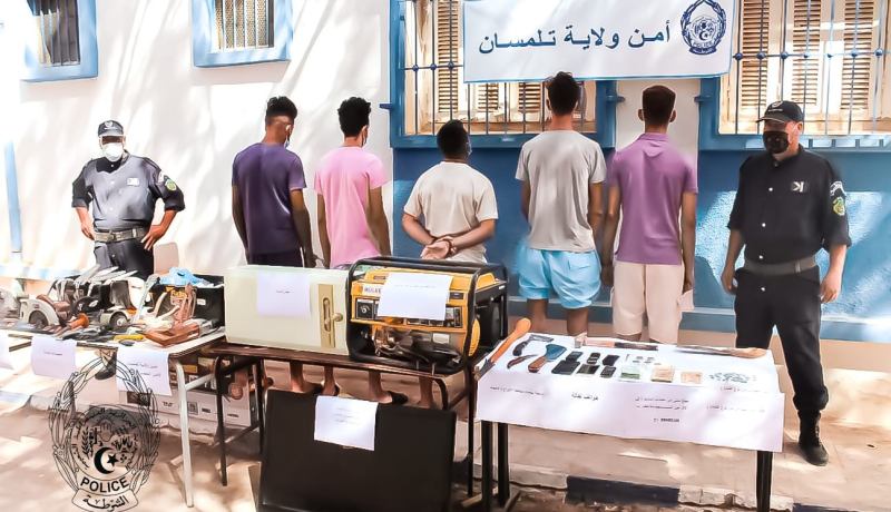 تلمسان: تفكيك شبكة إجرامية مختصة في السرقة وترويج الأقراص المهلوسة