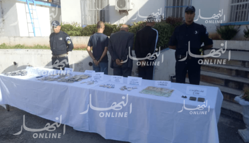 بالصور..الإطاحة بشبكة مختصة في ترويج المخدرات والحبوب المهلوسة بعنابة