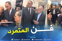 بالصور.. ميهوبي يفتتح معرض الفنان التشكيلي “فارس بوخاتم”