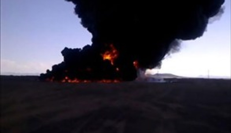 تفجير جديد لأنبوب النفط بمحافظة مأرب شمال شرق اليمن