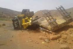 وفاة شخصين إثر انقلاب شاحنة مقطورة بإيليزي