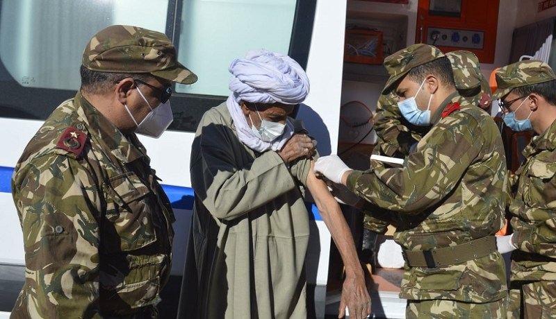 الجيش يطلق حملة تلقيح ضد الأنفلونزا والكشف عن كورونا بتلمسان والنعامة