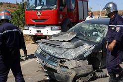 حادث مرور : وفاة 45 شخصا و جرح 594 أخرين خلال أسبوع