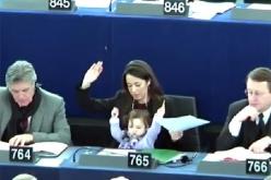 نائبة في البرلمان الأوروبي منذ ولادتها