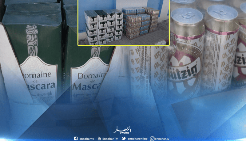حجز أكثر من 900 وحدة خمر مموهة تحت صناديق الخضر بسيدي بلعباس
