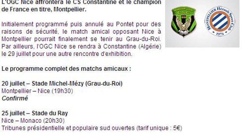 عدة شخصيات رياضية منتظرة ضمن المباراة الودية بين شبيبة قسنطينة و نيس الفرنسي