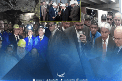 بالصور…يوسفي يتفقد منجم لإستخراج الزنك في سطيف