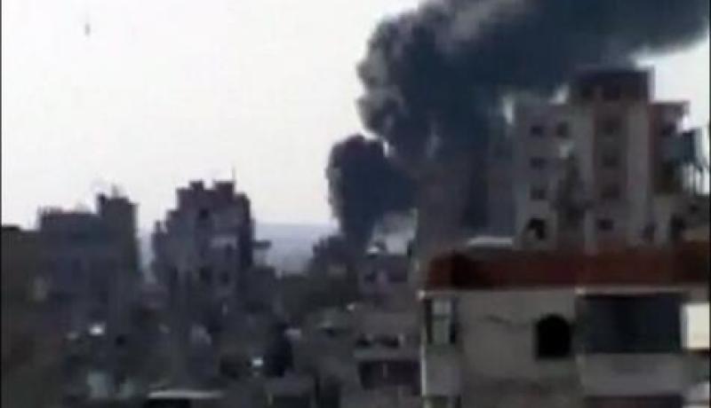 الجيش السوري يستخدم الطيران الحربي في قصف مدينة حلب
