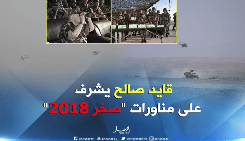 قايد صالح يشيد بأفراد الجيش الساهرين على حماية الحدود البرية والبحرية