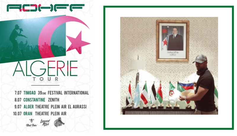 الحضور المحتشم يلغي جولة الفنّان الفرنسي روف بالجزائر!