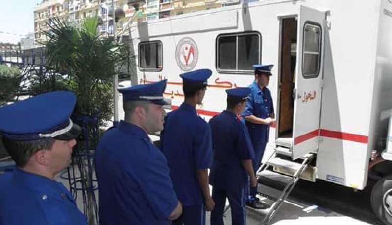 المدية: مصالح الأمن الوطني تنظم حملة للتبرع بالدم